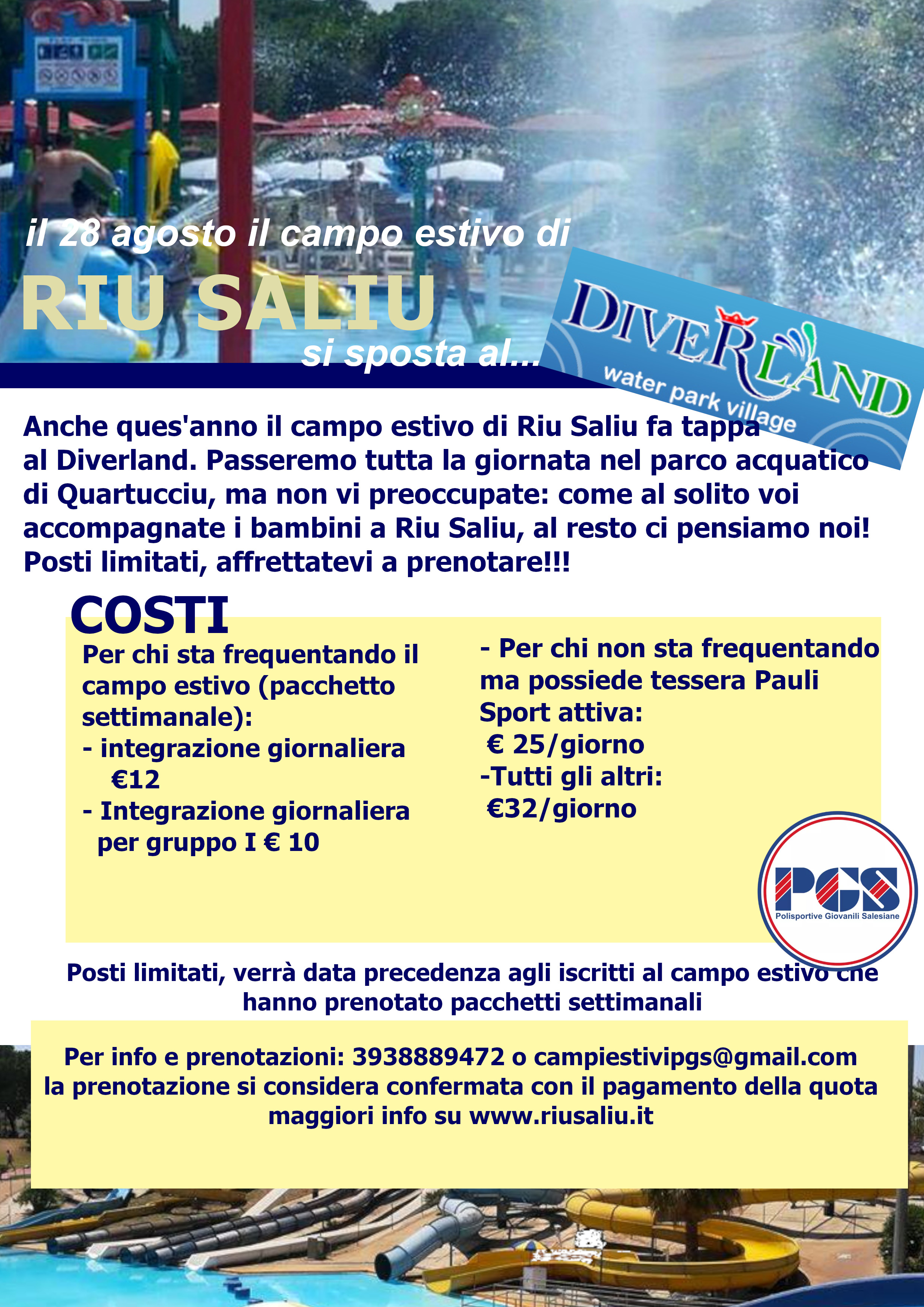 Campo Estivo Riu Saliu al Diverland