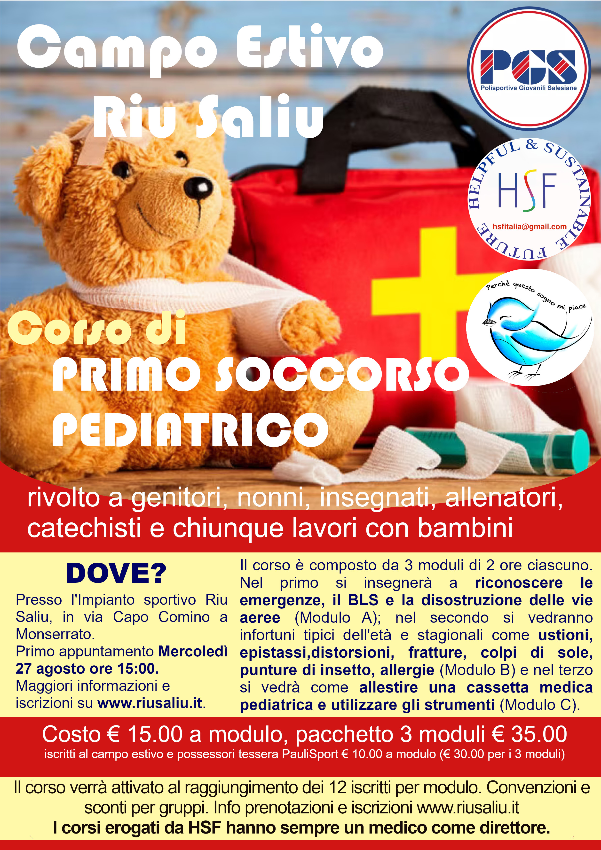 Corso di Primo Soccorso Pediatrico